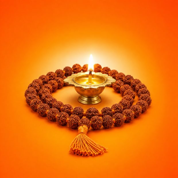 Silver Rudraksha Pendant